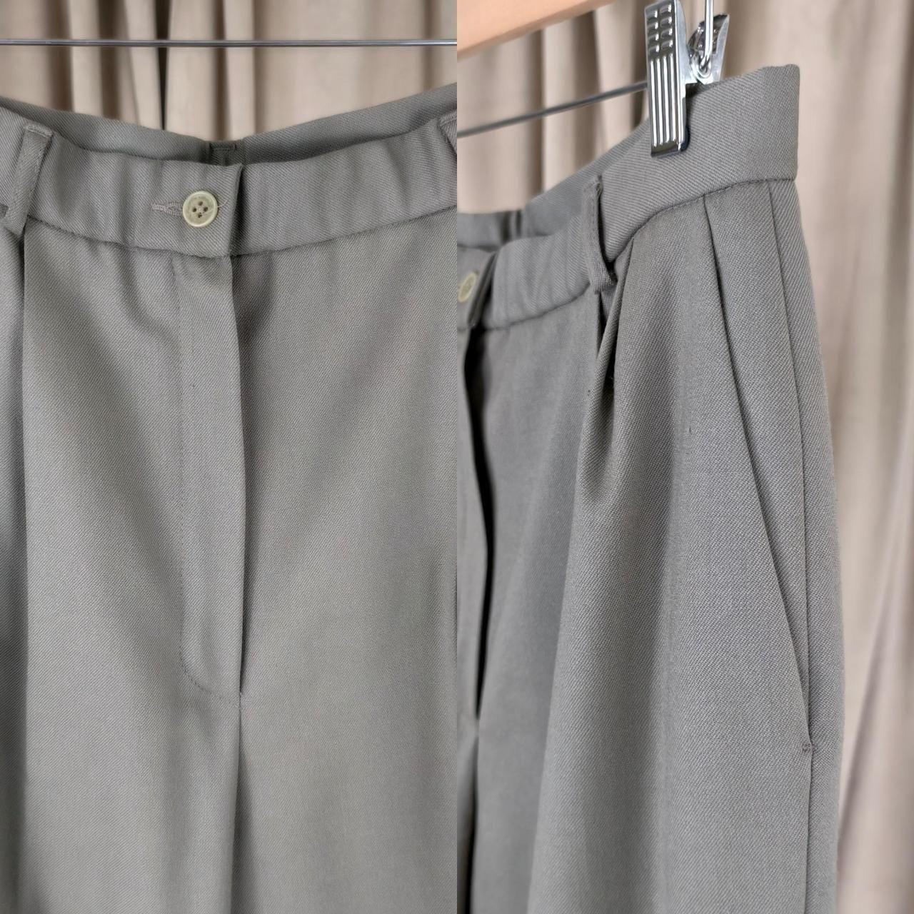 Vintage Gray Pendleton Wool Trousers