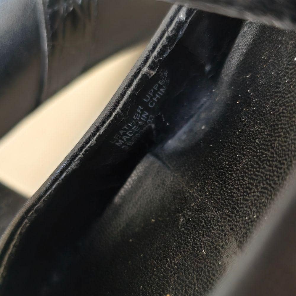 Vintage Franco Sarto Classic Black Mary Jane Leather Pumps