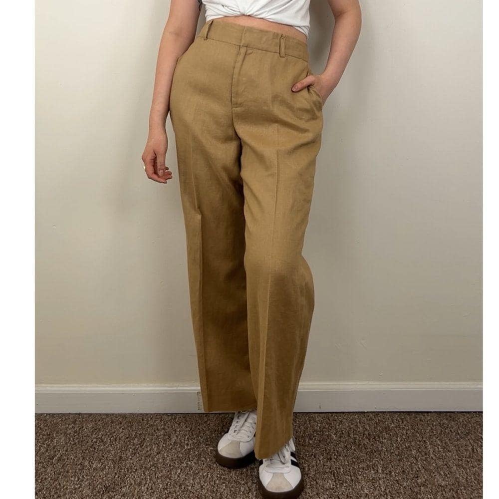 Vintage Lauren Ralph Lauren Classic Tan Line Trousers Pants