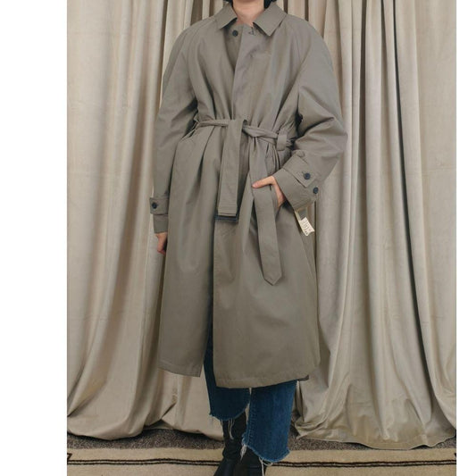 NWT Vintage Ralph Lauren Khaki Boyfriend Trench Coat with Lining