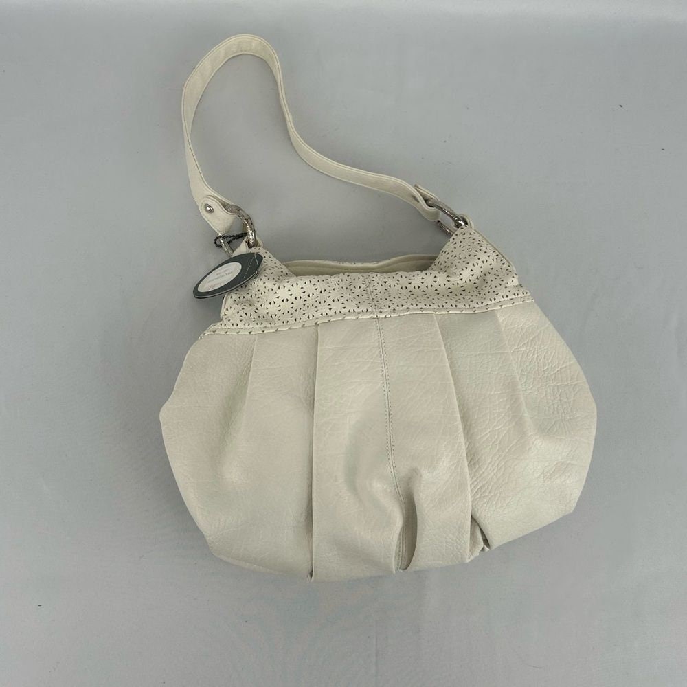 RARE! NWT Mary Frances Handmade Genuine Leather 3D Floral Shoulder Bag