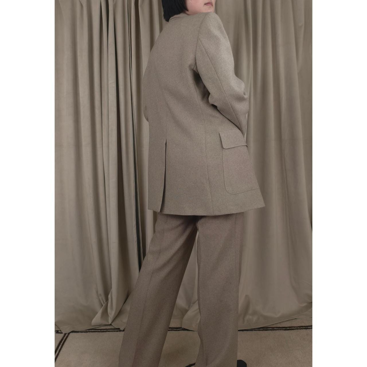 Vintage Boyfriend Levi's Active Suit Tan Suit Pantsuit