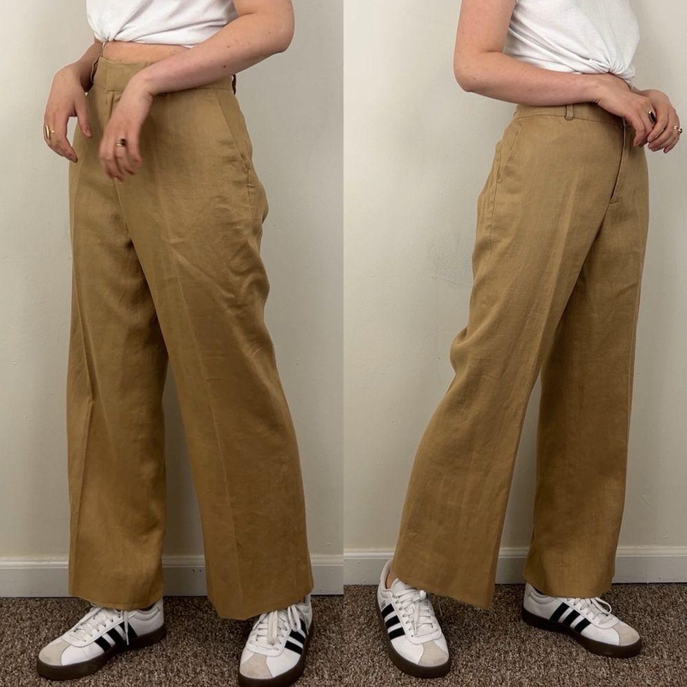 Vintage Lauren Ralph Lauren Classic Tan Line Trousers Pants