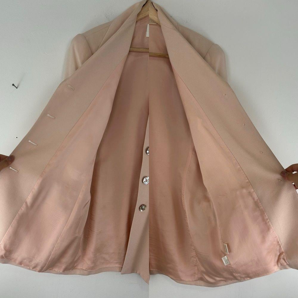 Vintage Dana Buchman Pastel Pink Silk Pantsuit