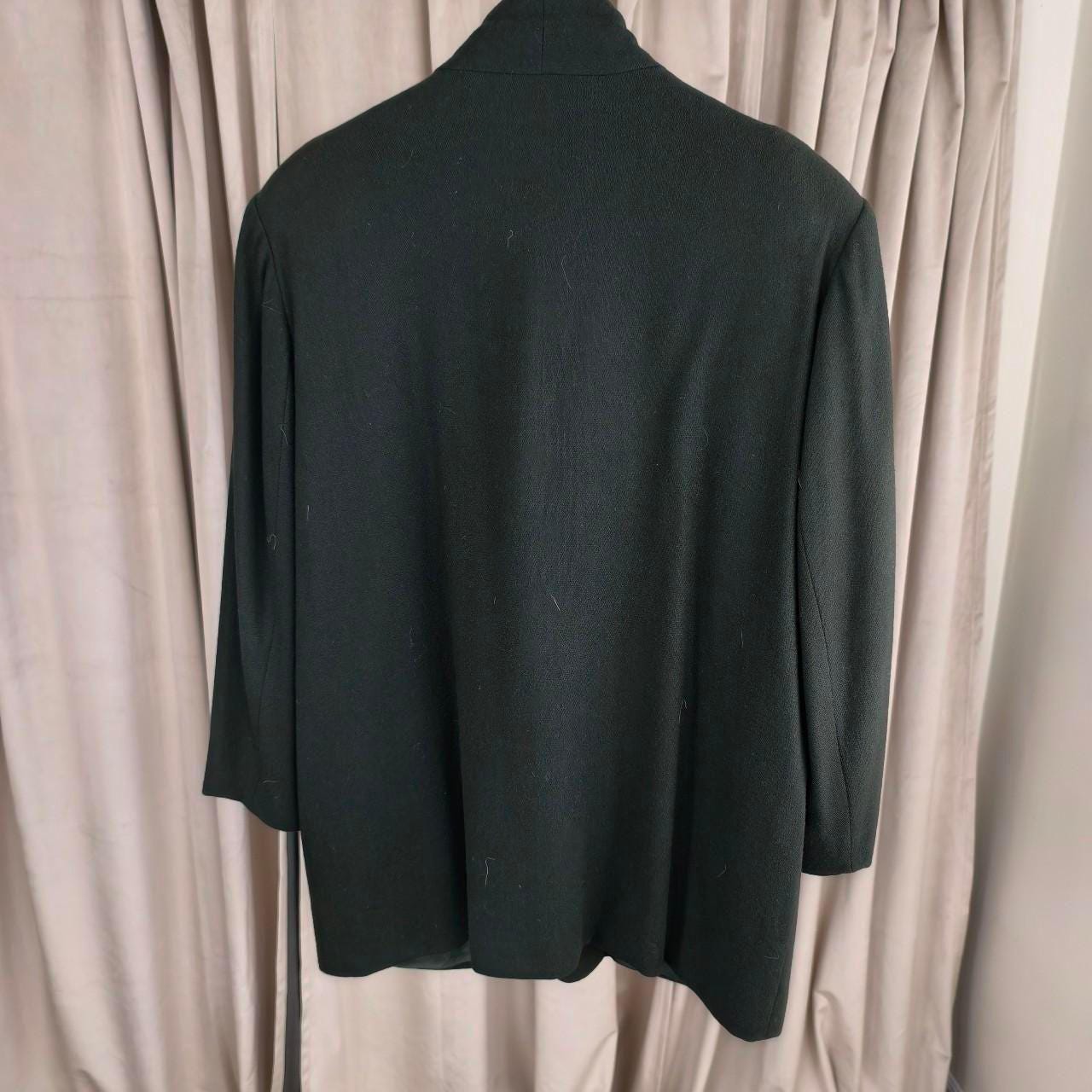 Reworked Vintage Green Blazer Madarin Tang Jacket