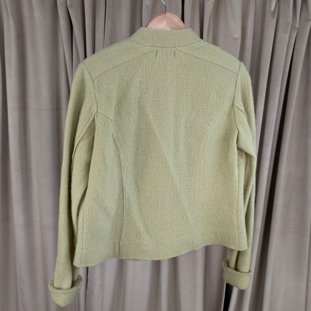 Mythology Light Pastel Green Wool Jacket