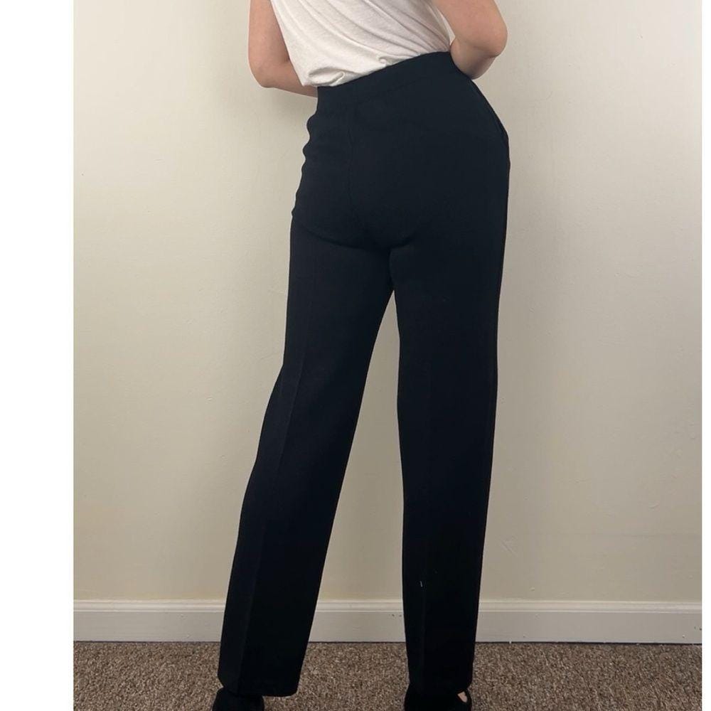 Vintage St John Tapered Cigarette Knit Pants Trousers
