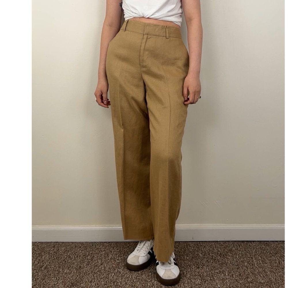 Vintage Lauren Ralph Lauren Classic Tan Line Trousers Pants