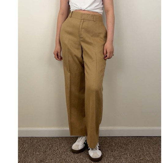 Vintage Lauren Ralph Lauren Classic Tan Line Trousers Pants