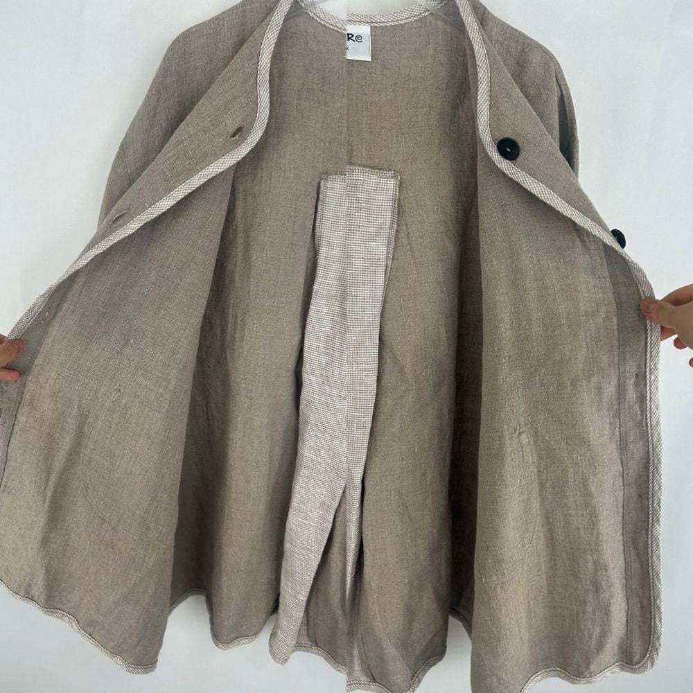 Vintage Aly Wear Handmade Linen Jacket