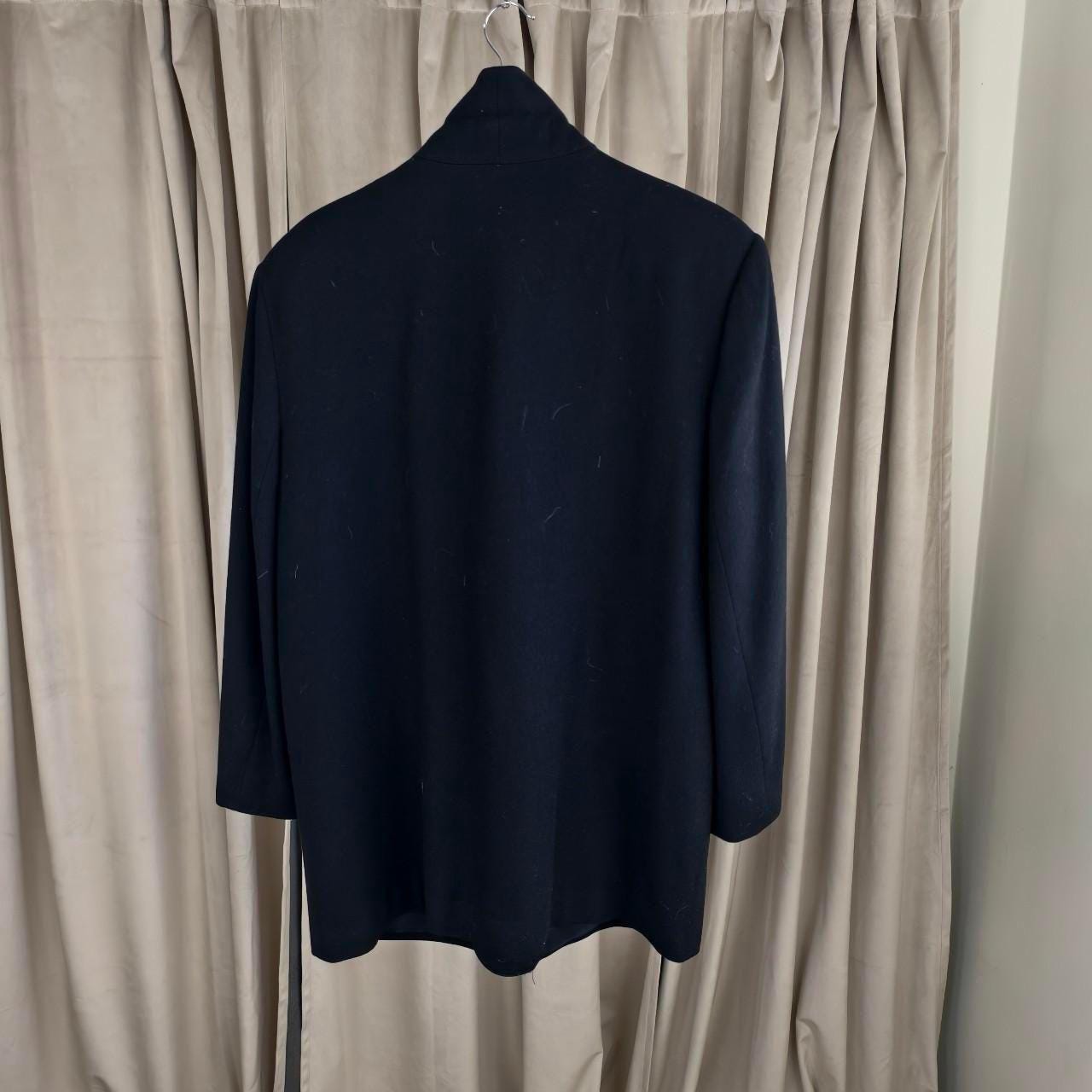 Reworked Vintage Wool Blazer Mandarin Tang Jacket