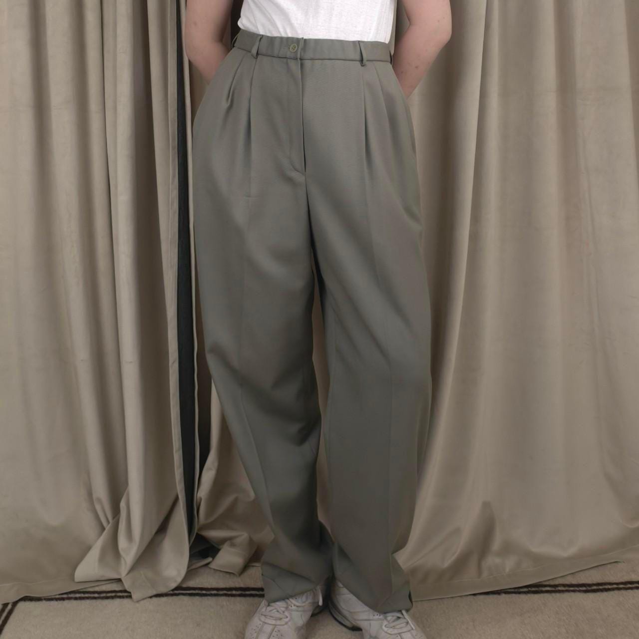 Vintage Gray Pendleton Wool Trousers