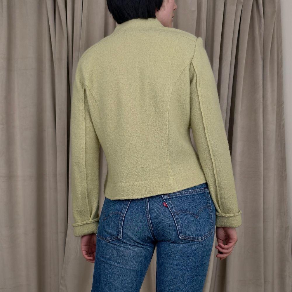 Mythology Light Pastel Green Wool Jacket