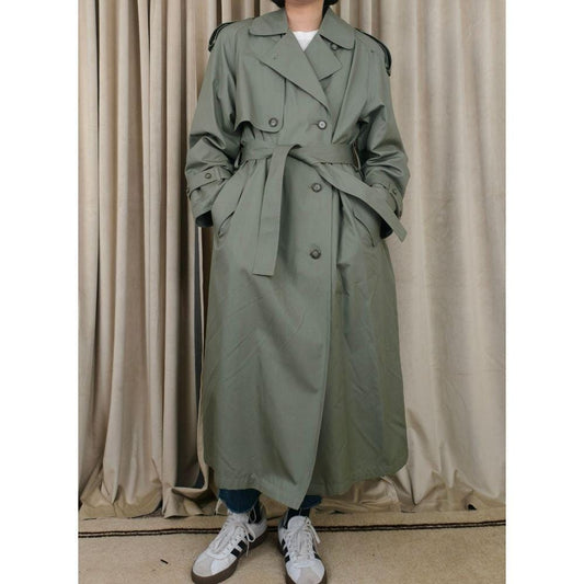 Vintage Towne London Fog Green Trench Coat