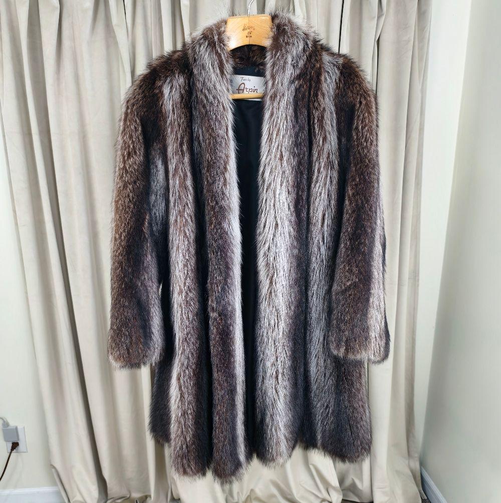 Vintage Furs by Arpin Racoon Fur Coat
