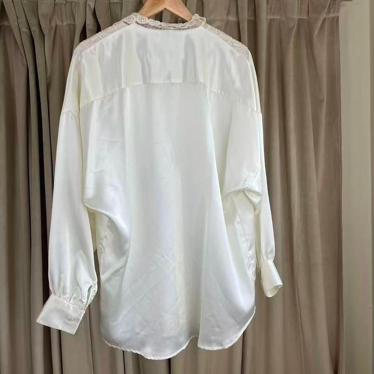 Vintage San Andre White Cream Lace Blouse